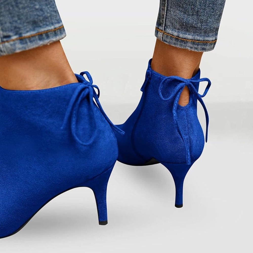 NWT Suede Ankle Boots